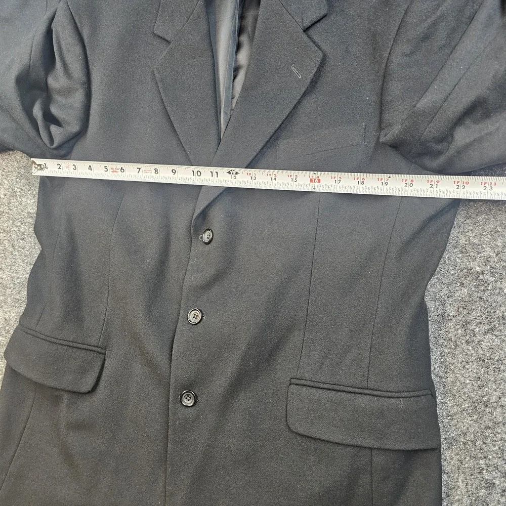 Gianfranco Ruffini Mens Cashmere Blend Blazer Jacket 42R‎ Black Italy Classic